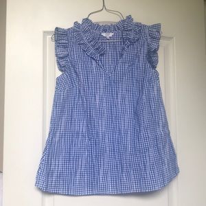 Crown & Ivy sleeveless gingham top